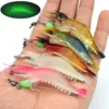 055bb996ba1efb8f25aeb07adc4aa0b2.webp 5pcs set 9cm 5 2g Luminous Shrimp Lure Soft Fishing Bait 5 Colors Mixed Artificial Baits with Fishing Hooks and Beads W5