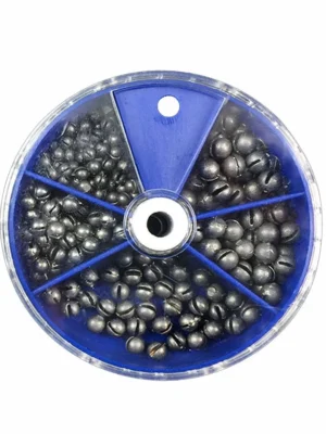 205 106pcs Weight Round Split S Sinker Adjustable Pure Lead Weight Drop Fishing Sinkers for Fish Saltwater Tackle Accessories