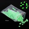 100pcs 3 4 5mm Oval Soft Night Luminous Fishing Beads Sea Fishing Lure Bait Floating Float Fishing  Accessories WH5