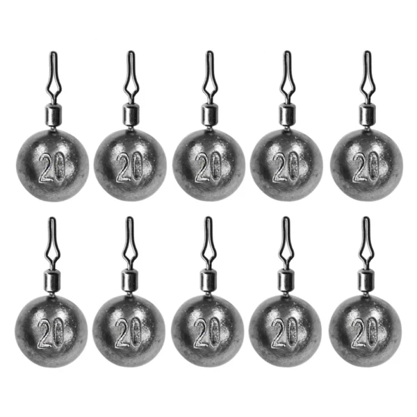 10pcs 20g Fishing Weight Sinkers For Drop S Fishing Tackle Accessories