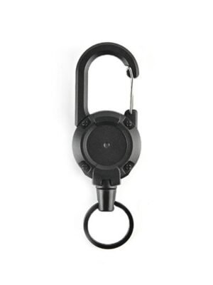 Retractable Steel wire Rope Key Ring Security Tools For Outdoor Fishing Camping Anti Lost Phone Spring Keychain