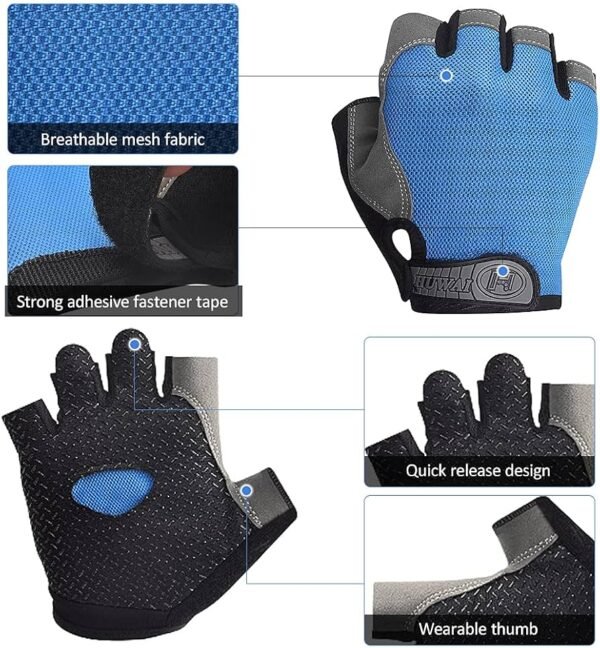 Wear Resistant Thin Shock Fishing Gloves
