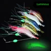 724f60b1e42c71c99069c6bc66412173.webp 5pcs set 9cm 5 2g Luminous Shrimp Lure Soft Fishing Bait 5 Colors Mixed Artificial Baits with Fishing Hooks and Beads W5