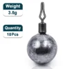 10pcs 20g Fishing Weight Sinkers For Drop S Fishing Tackle Accessories