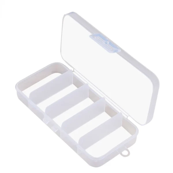 c59a0cd77c373abc7becbd601f6d2d90.webp 5 Compartment Plastic Fishing Tackle Box for Fishing Lures 132 5cm Transparent Hooks Spoons Fishing Tool Accessaries