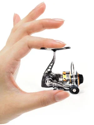 POWER Full Metal Mini Winter Ice Fishing Reel Small Spinning Reels Carp Raft Wheel for Fish Accessories Saltwater Gear