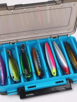 Prime Fishing Tackle Box Double Side Open Lures Box