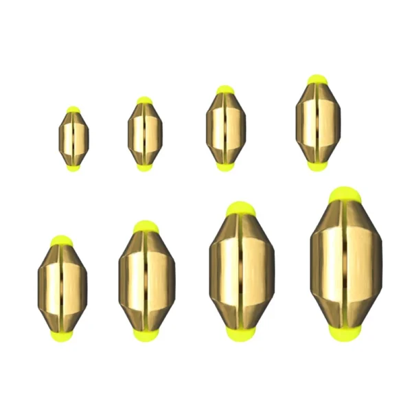 sg-11134201-23020-63gf49zhlvnv6b.webp 5 Pieces lot Accessories for Fishing Copper Weight Down Sinker Water Bronze Materials Float Balancer Gold Color