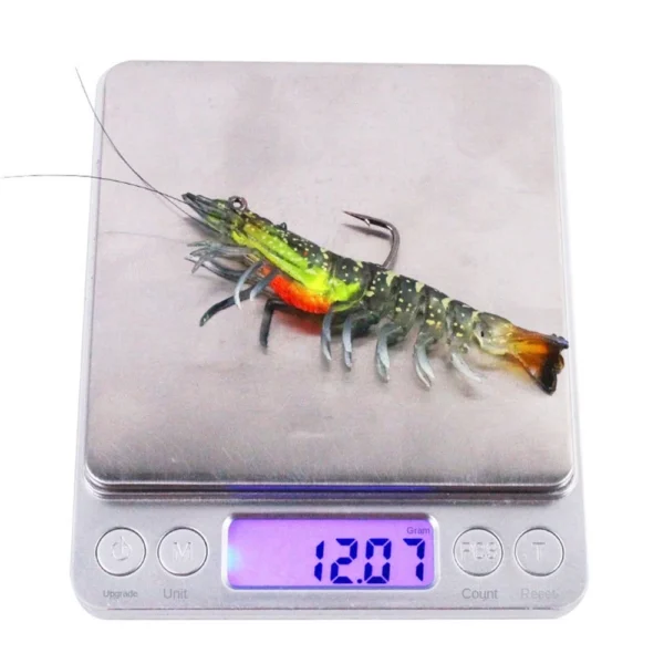 sg-11134201-7r99z-llq5ilukvgkp92.webp 9cm 12g Bait Shrimp Soft Luminous Artificial Soft Prawn With Hook Jigs Lure Swimbait Wobbler Spinning Tackle Bait Fishing Tackle