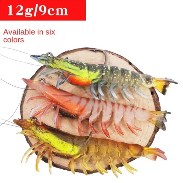 sg-11134201-7rbl2-llq5bpbqmw6235.webp 9cm 12g Bait Shrimp Soft Luminous Artificial Soft Prawn With Hook Jigs Lure Swimbait Wobbler Spinning Tackle Bait Fishing Tackle