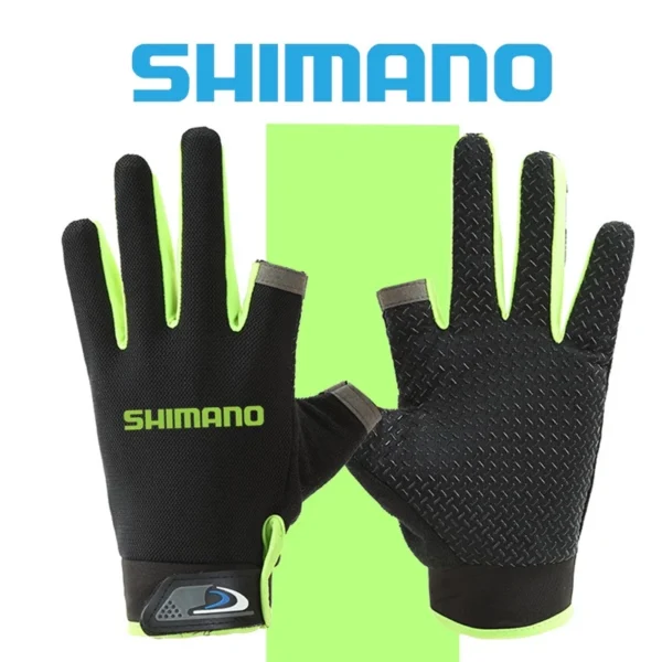 Shiman0 Exposed Two finger Fishing Gloves Men s Outdoor Sunscreen Anti slip Breathable Touch Screen Thin Sports Riding Gloves Men