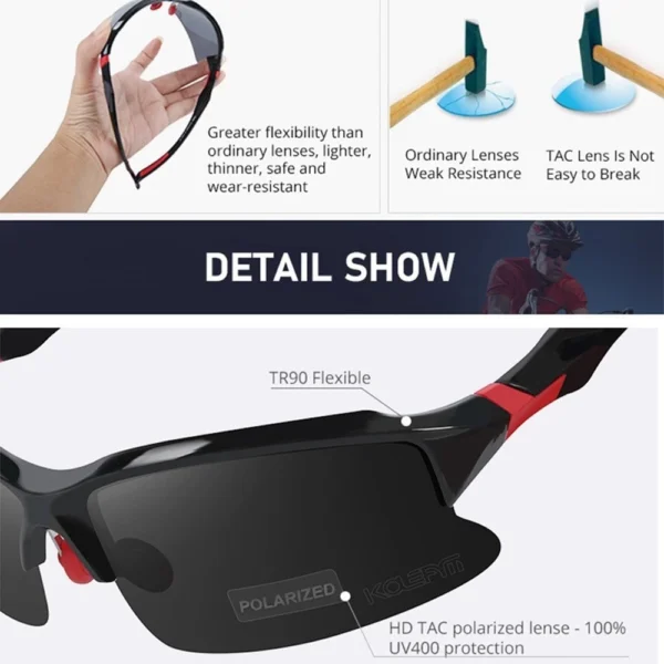 Men s Polarized Sunglasses Anti UV400 For Driving Fishing See The Drift Increase Women Cycling Running Driving Fishing Golf Men s Sunglasses